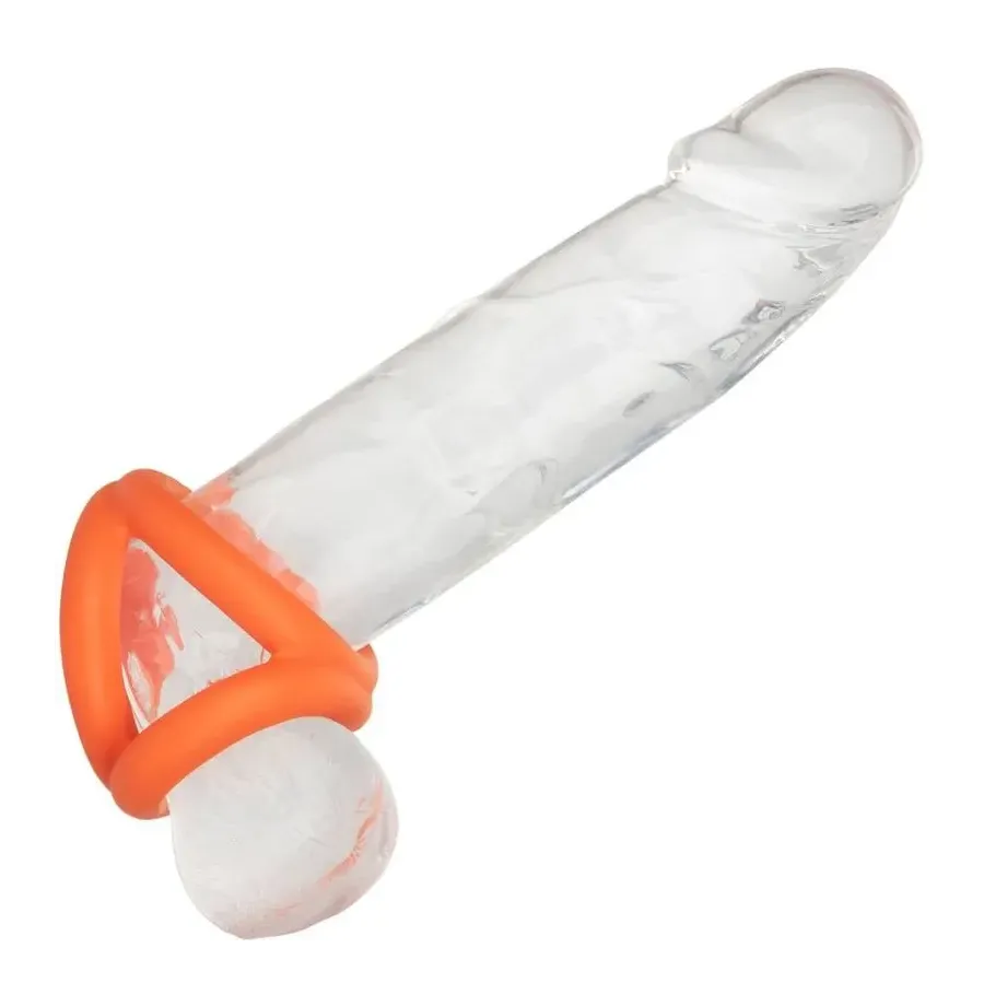 CALEXOTICS - ALPHA TRI-RING ORANGE CALEXOTICS - ALPHA TRI-RING ORANGE