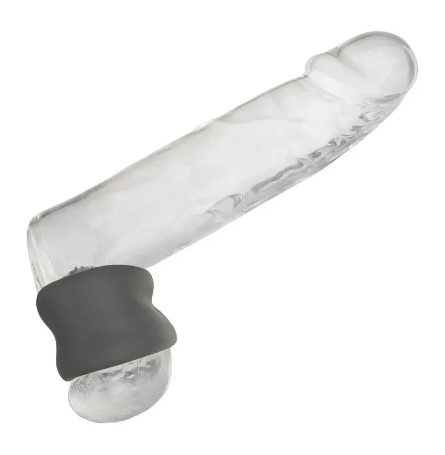 CALEXOTICS - ALPHA ANILLO EXTENSIÓN ESCROTO DOBLE NEGRO CALEXOTICS - ALPHA ANILLO EXTENSIÓN ESCROTO DOBLE NEGRO