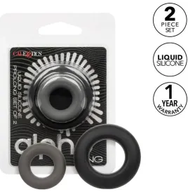 CALEXOTICS - ALPHA PROLONG SET OF 2 RING GREY
