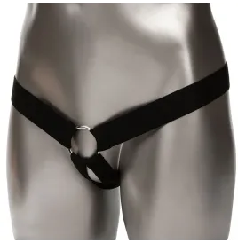 CALEXOTICS - EXTENSION PERFORMANCE MAXX RÉALISTE AVEC HARNAIS PEAU MARRON