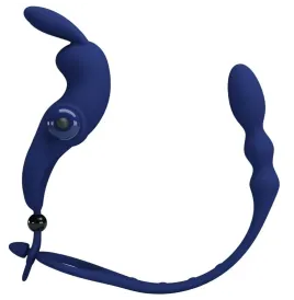 PRETTY LOVE - AYAD ANELLO VIBRATORE RABBIT CON SPINA BLU