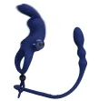 PRETTY LOVE - AYAD RABBIT VIBRATOR RING WITH PLUG BLUE PRETTY LOVE - AYAD RABBIT VIBRATOR RING WITH PLUG BLUE