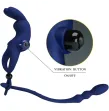 PRETTY LOVE - AYAD ANILLO VIBRADOR RABBIT CON PLUG AZUL PRETTY LOVE - AYAD ANILLO VIBRADOR RABBIT CON PLUG AZUL