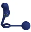 PRETTY LOVE - REMINGTON DOPPIO ANELLO VIBRANTE CON SPINA BLU PRETTY LOVE - REMINGTON DOPPIO ANELLO VIBRANTE CON SPINA BLU