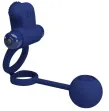 PRETTY LOVE - REMINGTON DOUBLE ANNEAU VIBRANT AVEC PLUG BLEU PRETTY LOVE - REMINGTON DOUBLE ANNEAU VIBRANT AVEC PLUG BLEU