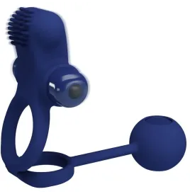 PRETTY LOVE - REMINGTON DOUBLE ANNEAU VIBRANT AVEC PLUG BLEU