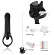 ARMONY - GODE AVEC ANNEAU ET VIBRATEUR NOIR ARMONY - GODE AVEC ANNEAU ET VIBRATEUR NOIR