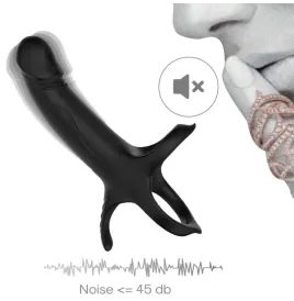 ARMONY - DILDO MIT RING and VIBRATOR SCHWARZ