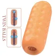 PRETTY LOVE - TWIN BALLS MASTURBADOR MASCULINO NARANJA PRETTY LOVE - TWIN BALLS MASTURBADOR MASCULINO NARANJA