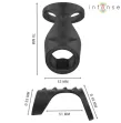 INTENSE - THEO ANNEAU PÉNIS DOUBLE SILICONE NOIR MODÈLE 3 INTENSE - THEO ANNEAU PÉNIS DOUBLE SILICONE NOIR MODÈLE 3