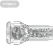 KIIROO - FEEL POCKET STROKER CRYSTAL BY KIIROO TRANSPARENT KIIROO - FEEL POCKET STROKER CRYSTAL BY KIIROO TRANSPARENT