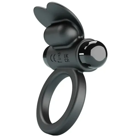 PRETTY LOVE - DEBONAIRE ANILLO VIBRADOR CONEJO 10 VIBRACIONES NEGRO