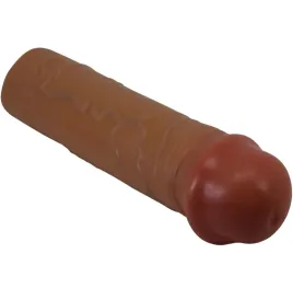 PRETTY LOVE - NILE PENIS SLEEVE WITH 2.5 CM EXTENSION MULATTO