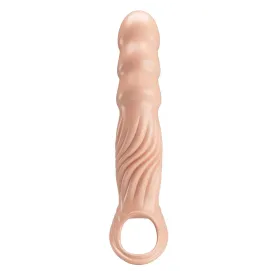 PRETTY LOVE - TEXTURED PENIS SHEATH WITH EXTENDERS