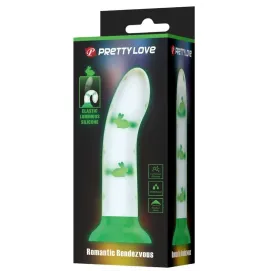 PRETTY LOVE - DILDO MAGICO NIGHTFALL SENZA VIBRAZIONI VERDE LUMINOSO