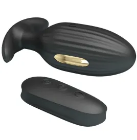 PRETTY LOVE - KELLY PLUG ANAL RECHARGEABLE VIBRATOR BLACK