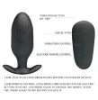 PRETTY LOVE - KELLY PLUG ANAL RECHARGEABLE VIBRATOR BLACK PRETTY LOVE - KELLY PLUG ANAL RECHARGEABLE VIBRATOR BLACK