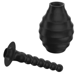 MR PLAY - DUCHA ANAL BLKM7 SUPER POWER NEGRO