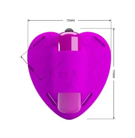 PRETTY LOVE - HEARTBEAT CLITORIS MASSAGER 10 VIBRATION MODES PURPLE