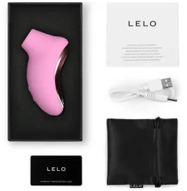 LELO - MASSEUR DE CLITORIS SONIQUE DE VOYAGE SONA 2 ROSE
