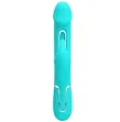 PRETTY LOVE - KAMPAS RABBIT 3 IN 1 MULTIFUNCTION VIBRATOR WITH TONGUE AQUA GREEN PRETTY LOVE - KAMPAS RABBIT 3 IN 1 MULTIFUNCTION VIBRATOR WITH TONGUE AQUA GREEN