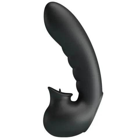 PRETTY LOVE - HOBGOBLIN VIBRATING FINGER CASE 12 VIBRATIONS CLITORIS STIMULATOR BLACK