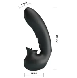 PRETTY LOVE - HOBGOBLIN VIBRATING FINGER CASE 12 VIBRATIONS CLITORIS STIMULATOR BLACK
