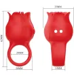PRETTY LOVE - JAE ROSE SHAPED FINGER VIBRATOR 10 VIBRATIONS RED PRETTY LOVE - JAE ROSE SHAPED FINGER VIBRATOR 10 VIBRATIONS RED
