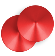 COUVRE-TETON OHMAMA FETISH RED CIRCLE COUVRE-TETON OHMAMA FETISH RED CIRCLE