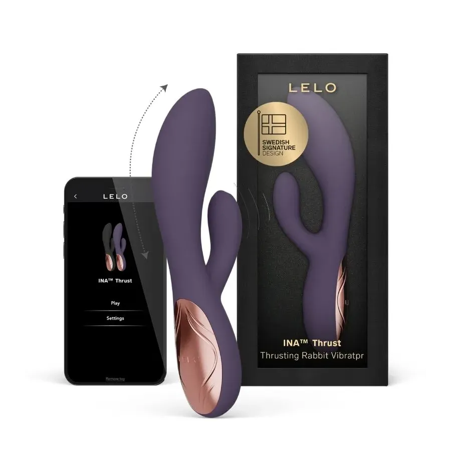 LELO - INA THRUST RABBIT STOSSVIBRATOR LILA LELO - INA THRUST RABBIT STOSSVIBRATOR LILA
