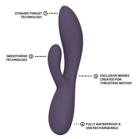LELO - INA THRUST RABBIT THRUSTING VIBRATOR PURPLE