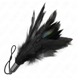 KINK - PLUMES CHACOUILLÉES AVEC MANCHE CORDE BASE PLASTIQUE 15 CM