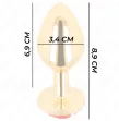 KINK - PLUG ANAL GOLD ROSE ROT GRÖSSE M