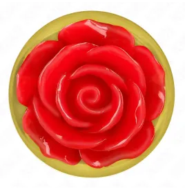 KINK - PLUG ANALE ORO ROSA ROSSO TAGLIA M