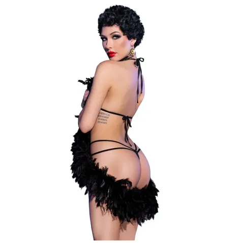 CHILIROSE - CR 4479 BODY CROTCHLESS AZUL S-M