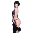 CHILIROSE - CR 4479 BODY SANS CROCHET BLEU S-M CHILIROSE - CR 4479 BODY SANS CROCHET BLEU S-M
