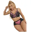 SUBBLIME - 955588 PINK PATENT LEATHER MESH ZIPPER BRA SET L-XL SUBBLIME - 955588 PINK PATENT LEATHER MESH ZIPPER BRA SET L-XL