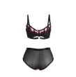 SUBBLIME - 955588 ROSA LACKLEDER MESH ZIPPER BH SET L-XL SUBBLIME - 955588 ROSA LACKLEDER MESH ZIPPER BH SET L-XL