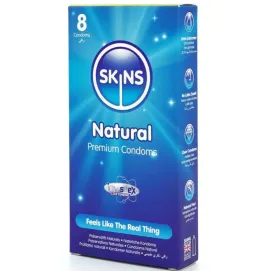 SKINS - NATÜRLICHE PREMIUM-KONDOME PACKUNG 8