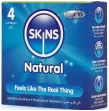 SKINS - NATÜRLICHE PREMIUM-KONDOME PACKUNG 4 SKINS - NATÜRLICHE PREMIUM-KONDOME PACKUNG 4