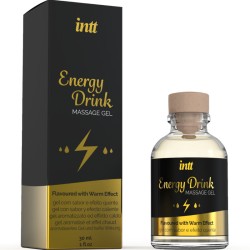 INTT MASSAGE and ORAL SEX - MASSAGE GEL WITH FLAVORED ENERGY CA DRINK AND HEATING EFFECT