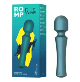 ROMP - PRESTO MINI WAND VIBRATOR FLEXIBLE HEAD GREEN