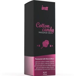 INTT MASSAGE and ORAL SEX - GEL DE MASSAGE SAVEUR COTTON BABE À PAPA ET EFFET CHAUFFANT