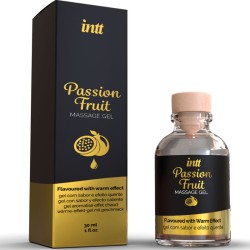 INTT MASSAGE and ORAL SEX - GEL DE MASSAGE SAVEUR FRUIT DE LA PASSION AVEC EFFET CHALEUR