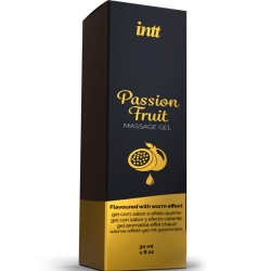 INTT MASSAGE and ORAL SEX - GEL DE MASSAGE SAVEUR FRUIT DE LA PASSION AVEC EFFET CHALEUR