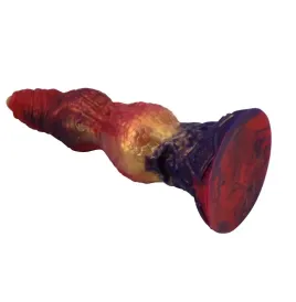 POWER MONSTERS - SAVAGE BEASTLORD TRICOLOR FANTASY SILICONE DILDO 24 CM Ø 5 CM