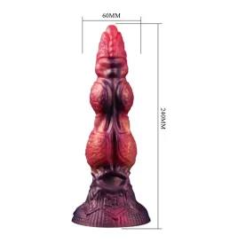 POWER MONSTERS - SAVAGE BEASTLORD DILDO FANTASÍA TRICOLOR 24 CM Ø 5 CM