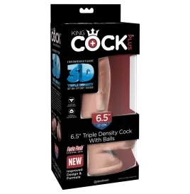 KING COCK - TRIPLE DENSITY DILDO 14 CM