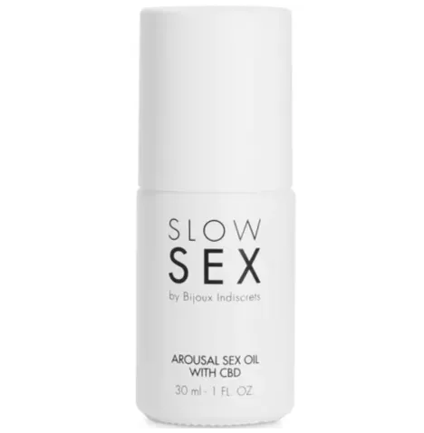 BIJOUX INDISCRETS - SLOW SEX OLIO DA MASSAGGIO SESSUALE CON CBD 30 ML