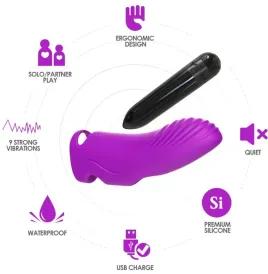 ARMONY - AURORA VIBRADOR DEDAL VIOLETA